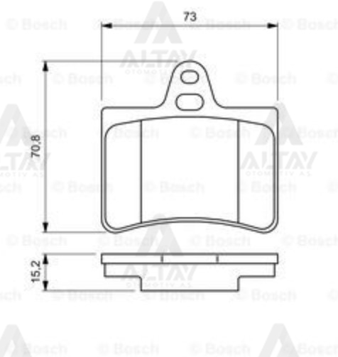 Citroen C5 Arka Fren Balata Iı OEM 425217